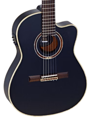 Ortega RCE138-T4BK - Guitare classique électroacoustique