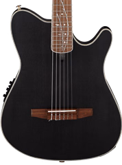 Ibanez TOD10N Transparent Black - Guitare classique électroacoustique