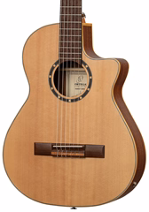 Ortega RCE125 3/4 NAT  - Guitare classique électroacoustique