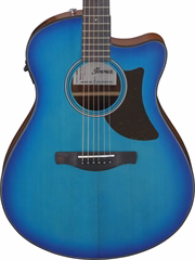 Ibanez AAM50CEO Sapphire Blue Burst - Guitare électroacoustique
