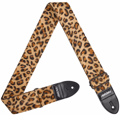 Amumu Velvet Leopard - Sangle de guitare
