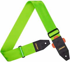Amumu DURALINK Neon Green - Sangle de guitare