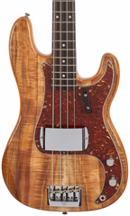 Fender Custom Shop Artisan Koa Precision Bass NOS Natural - Basse électrique