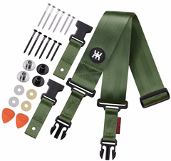 Amumu SNAPLOCK PRO Army Green - Sangle de guitare
