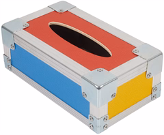 Razzor Cases PREMIUM Multicolor Tissue Box - Random Colors - Transport case