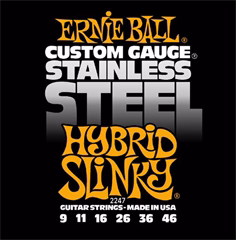 Ernie Ball 2247 Stainless Steel Hybrid Slinky - Húrok elektromos gitárra