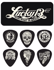 Dunlop Lucky 13 Pick Tin 0.73 - Signature pengetők