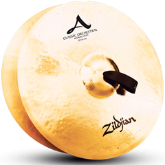 Zildjian 20" Classic Orchestral Selection Medium Light Pair - Szimfonikus cintányérok