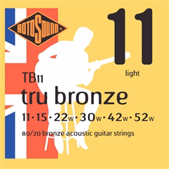 Rotosound TB11 Tru Bronze - Fém húrok akusztikus gitárra