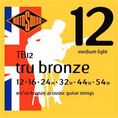 Rotosound TB12 Tru Bronze - Fém húrok akusztikus gitárra
