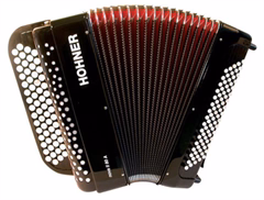 Hohner Nova II 80 A, black, C-stepped - Kromatikus tangóharmonika