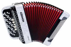 Hohner Nova III 96 white, B-stepped - Kromatikus tangóharmonika