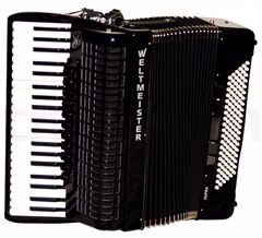 Weltmeister Supra IV 120 Cassotto black - Tangóharmonika