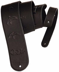 PRS Leather Strap Black Birds - Gitár hevederek