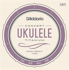 D'Addario EJ87C - Koncert ukulelé húrok