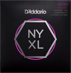 D'Addario NYXL09564SB Strandberg - 7 húros elektromos gitár húrok