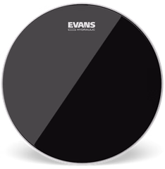 Evans 10" Hydraulic Black - Függőtam dobbőr