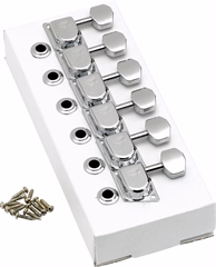 Fender 70s "F" Style Stratocaster/Telecaster Tuning Machines, Chrome - Gitár mechanika