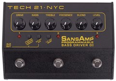 Tech 21 Bass Driver D.I. Programmable - Basszusgitár előerősítő és DI Box