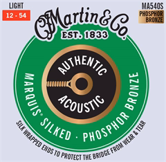 Martin Authentic Marquis 92/8 Phosphor Bronze Light - Fém húrok akusztikus gitárra
