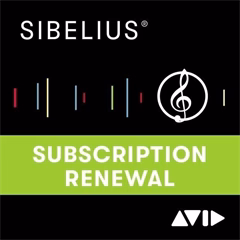 AVID Sibelius Artist Annual Subscription Renewal - Szoftver