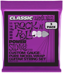 Ernie Ball 3250 Pure Nickel Power Slinky 3-Pack - Húrok elektromos gitárra