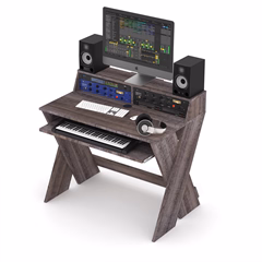 Glorious Sound Desk Compact Walnut - Stúdió bútor