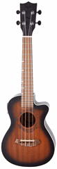 Flight DUC 380 CEQ Amber Satin Color - Elektroakusztikus ukulelé