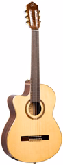 Ortega RCE138SN-L - Balkezes elektroakusztikus klasszikus gitár