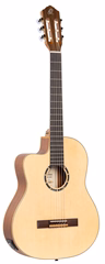 Ortega RCE125SN-L - Balkezes elektroakusztikus klasszikus gitár