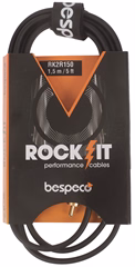 Bespeco ROCKIT Interlink Cable 2x RCA - 2x RCA 1,5 m - Összekötő kábel