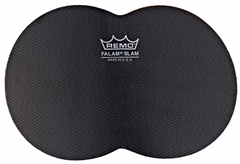 Remo 4" Double Falam Slam Black - Nagydob patch