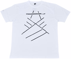 Furch White T-shirt print bracing M - Póló