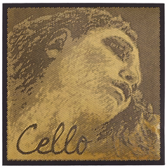 Pirastro Evah Pirazzi Gold Vcl Set medium - Cselló húrok