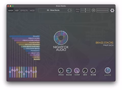 NIGHTFOX AUDIO Brass Stacks - Szoftver