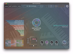 NIGHTFOX AUDIO Retro Synthstack - Szoftver