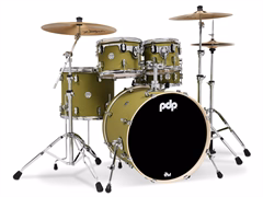 PDP Concept Maple 5 Piece Set Satin Olive Finish Ply - Dobszett