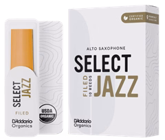 D'Addario Organic Select Jazz Filed Alto Saxophone 3 Hard - Szaxofon nádak
