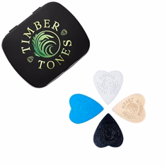 Timber Tones Rubber Tones Heart Mixed 4-Pack Tin - Pengetők