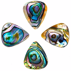 Timber Tones Abalone Tones Green Abalone 4-Pack - Pengetők