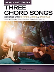 MS Three Chord Songs - Really Easy Guitar - Gitár kotta