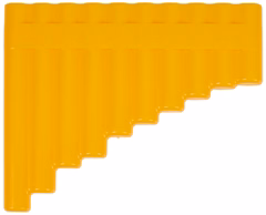 GW Panova flétna pro začátečníky - Žlutá - Pánsíp