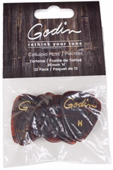 Godin Guitar Picks Heavy .96 mm Tortoise - Pengetők
