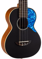 Flight Iris 8 Tenor EQ-A Black - Elektroakusztikus ukulelé