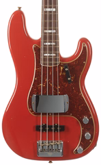 Fender Custom Shop Precision Bass Special JRN Relic Aged Dakota Red - Elektromos basszusgitár