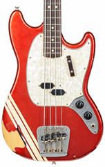 Fender 1973 Mustang Bass Competition Red - Elektromos basszusgitár