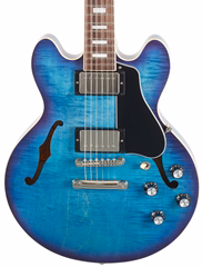 Gibson ES-339 Figured Blueberry Burst  - Szemiakusztikus gitár