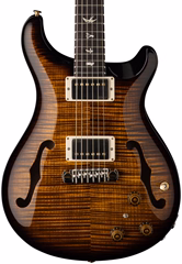PRS Hollowbody II Piezo Black Gold Wraparound Burst - Szemiakusztikus gitár