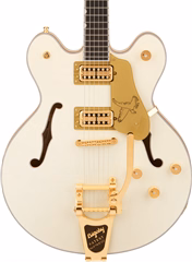 Gretsch LE Falcon Center Block String-Thru Bigsby EB Vintage White - Szemiakusztikus gitár