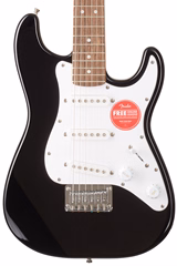 Fender Squier Mini Stratocaster LRL BLK - Elektromos gitár gyerekeknek